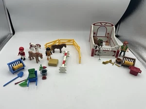 Playmobil Pferde Tierstall Bauernhof Set 5108 teilweise 5893 - Bild 1 von 6