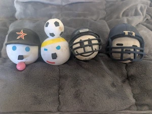 Vintage Jack in the Box Antennenkugeln, Huston Texans und Astros - 4 Stück, gebraucht - Bild 1 von 2