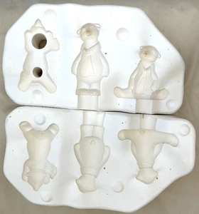 Horno molde fundido deslizante cerámica vintage Dana's Inc 3 pequeños osos polares D-1818 1999 - Imagen 1 de 21