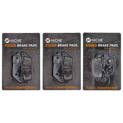 Brake Pad Set for Triumph Tiger 800 T2020377 T2020602 Front Rear Semi-Metallic - Image 1 of 4