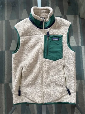 Patagonia Clásico Retro X Polar Suéter Chaleco Verde Talla Para Hombres XS Cremallera Completa Foto 1 de 4