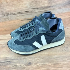 Veja Damengröße 8 grau und schwarz Turnschuhe Retro-Stil nachhaltiges Design - Bild 1 von 8