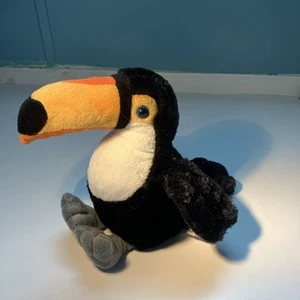 Webkinz Toco Toucan Plush Stuffed Animal HM223 Ganz Black No Code - Picture 1 of 11