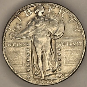 1930 AU Standing Liberty Quarter - Imagen 1 de 3