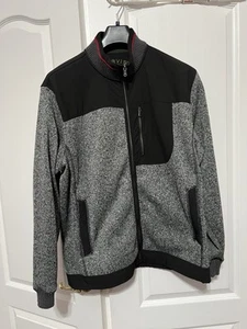 Herren Pullover Orvis Full Zip XL Outdoor 100% Weich Polyester Brusttasche Grau " - Bild 1 von 13