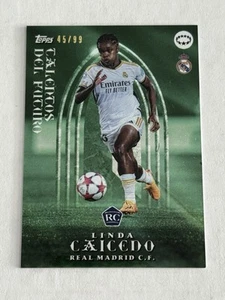 2024 Topps Aitana Bonmati Curated Linda Caicedo Green /99 - Picture 1 of 2