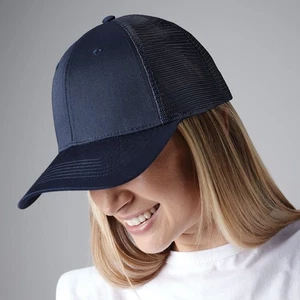 Beechfield Trucker Cap Baseball Hip Hop Mesh Rear Panels Hat Adjustable Unisex - Picture 1 of 15