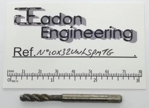 Grifo de máquina espiral Nº10 x 32TPI UNF (Unified National Fine), HSS. Por mejores marcas - Imagen 1 de 2