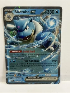 Blastoise ex 009/165 Pokemon Scarlet & Violet 151 - NM - Picture 1 of 2