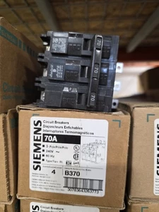 Siemens B370 70amp 3pole circuit breaker rated type BL NEW! - Picture 1 of 2