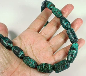 492Ct Spiderweb Turquoise Beads Necklace CTKX659 - Imagen 1 de 4