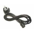 CablesDirect RB-250 1.8m Black Power Cable - Electric Cables (1.8 m, Male/Male, 