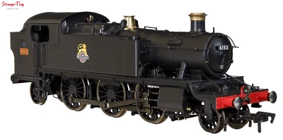 Dapol Large Prairie 2-6-2 6153 BR Early Black (DCC-Sound) OO Gauge - Image 1 of 4