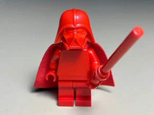 LEGO Star Wars Red Darth Vader Minifigure Prototype Monochrome - Picture 1 of 2