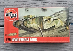 AIRFIX 1/76 WW I BRITISH FEMALE TANK PLASTIC MODEL KIT ITEM # 02337 F/S - Picture 1 of 5