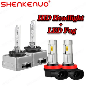 HID/LED Xenon Headlight Bulb for Buick Enclave 2008~2012 High/Low+Fog Light Kit - Picture 1 of 16