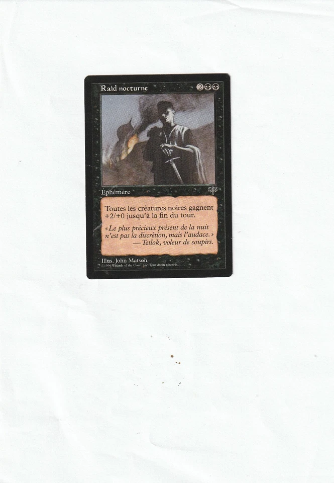 Raid nocturne-Mirage edition 1996-Magic TG-excellent - Photo 1/1