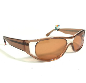 Dolce & Gabbana Sunglasses DG 725S 316 Brown Clear Round Frames w/ Orange Lenses