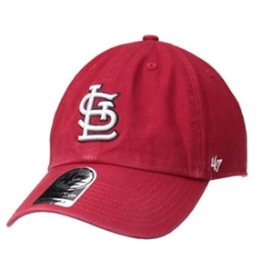 St. Louis Cardinals 47 Brand Clean Up Adjustable Field Classic Red Hat Cap MLB - Picture 1 of 2