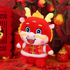 25 CM 2024 Chinese New Year Plush Dragon Animals Lucky Mascot Toys