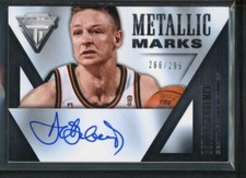 2013-14 DETLEF SCHREMPF 266/299 AUTO PANINI TITANIUM METALLIC MARKS AUTOGRAPHS