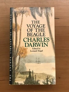 1962 Anchor Books - The Voyage of the Beagle by Charles Darwin Paperback Book - Picture 1 of 4