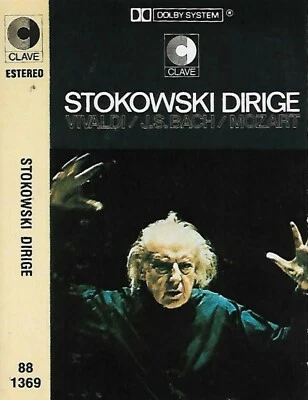 Stokowski Dirige Vivaldi, J. S. Bach, Mozart ‎CASSETTE ALBUM Baroque Spanish  - Image 1 of 4