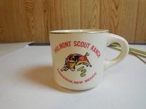 U3 BSA Philmont Scout Ranch Cimarron Boy Scouts of America Coffee Mug Cup Vtg - Picture 1 of 3