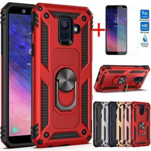 Hybrid Hard Cover Shockproof Case For Samsung Galaxy/J4/J6 Plus/A6/A7/A9/J8 2018 - Picture 1 of 22