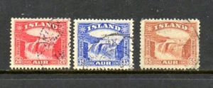 Lote de estampillas de Islandia - Scott #'s 171, 172, 174 - canceladas - Imagen 1 de 1
