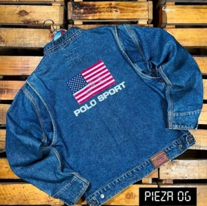 OG VINTAGE POLO SPORT DENIM JACKET - SIZE XL - Picture 1 of 10