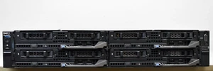 Dell POWEREDGE FX2S Server 8x E5-2680 v2 80-Cores 1TB RAM 16x64 4x FC630 No HDD - Picture 1 of 4