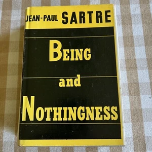 First Edition – Being and Nothingness by Jean-Paul Satre 1956 Philosophy - Imagen 1 de 8