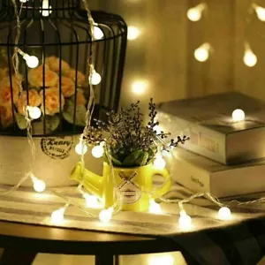 200 LED Berry Ball Xmas Bulb Fairy String Lights Indoor Outdoor Warm White - Picture 1 of 1