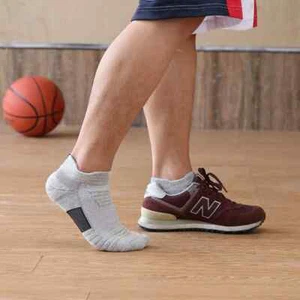 3 Pairs Non-Slip Football Socks Short Cotton Breathable Men Women Sports Running - Picture 1 of 13