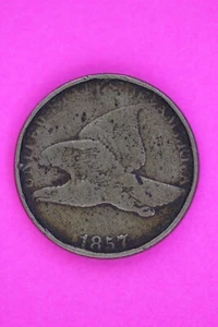 1857 Flying Eagle Cent Penny Exact Scarce Early Tpe Coin In The Pictures 110 - Picture 1 of 4