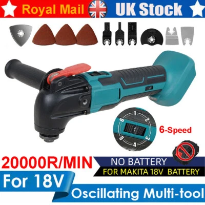 For Makita 18V Cordless Oscillating Multi Tool Bare Body with 22PCS Accessories - Image 1 of 4
