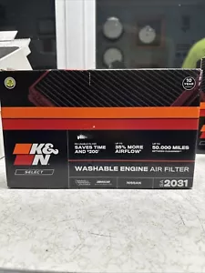 K & N SA 2031 Washable Engine Air Filter - For 1982-2020 Nissan Maxima - Picture 1 of 2