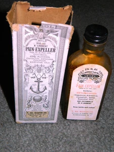 Antiguo expulsor de dolor Loxol F. Ad. Botella Richter & Co Nueva Jersey CAJA Y PAPELES - Imagen 1 de 9