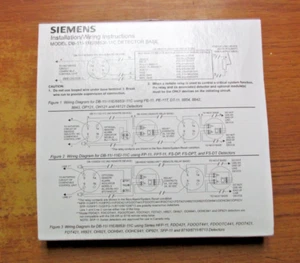 NEW. SIEMENS SMOKE DETECTOR BASE CAT# DB-11/-11E/8853/-11C .. ZH-19 - Picture 1 of 5