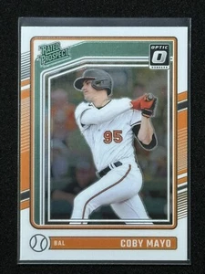 2024 Donruss Optic Rated Prospect #144 Coby Mayo - Baltimore Orioles - Picture 1 of 2