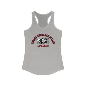 South Carolina Gamecocks Retro Women's Ideal Racerback Tank - Picture 1 of 11