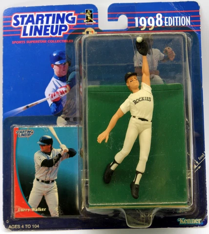 Larry Walker Starting Lineup 1998 Ed Colorado Rockies MLB Baseball Figure Kenner Cover