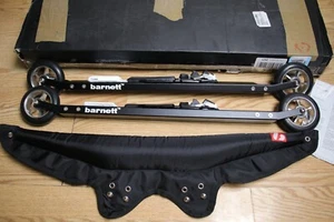 Barnett RSE Fixation NNN Black Roller ski Skating Medium Wheels 36-39 40-43 - Picture 1 of 12