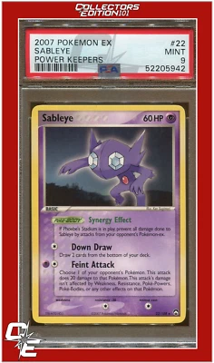 EX Power Keepers 22 Sableye PSA 9 - Image 1 of 2
