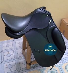 Leather Dressage Horse Saddle And Tack Size 15" to 18" Inch
