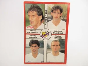 Sticker PANINI FOOT 1995 N°394 Toulouse Hadzibegic Plancque Moreau Nemecek - Foto 1 di 2