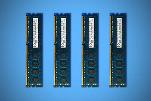SK hynix 32GB KIt 4x 8GB DDR3 RAM | 2Rx8 PC3 12800U | 11-13-B1 | 1600Mhz | 1,5V - Bild 1 von 4