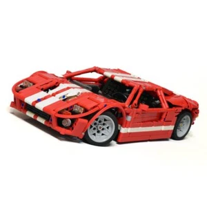 1/12 Scale Supercar Vehicle Model 1468 Bricks/Red MOC-113244 Creative Play Set - Picture 1 of 8
