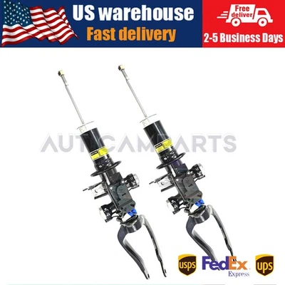 2x Front Shock Absorbers w/EDC For BMW F01 F02 F07 F10 F11 535i 550i 750i xDrive - Image 1 of 4